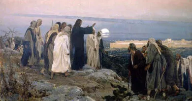 pintura do Cristo no Sermão da montanha