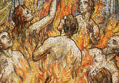 pintura representando pessoas no inferno