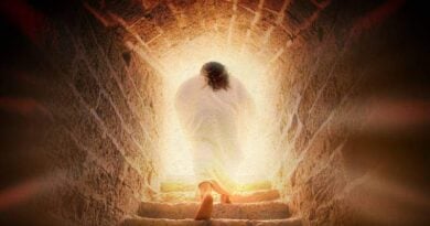 imagem de Cristo saindo do túmulo