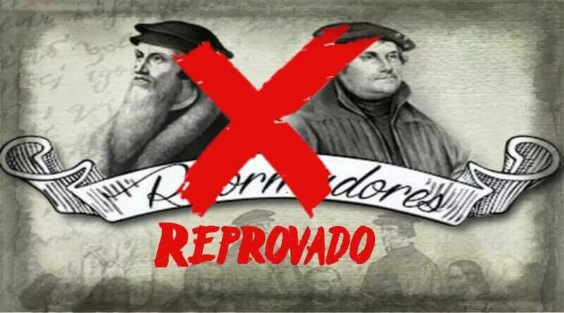 Imagem de Lutero e João Calvino como reformadores
